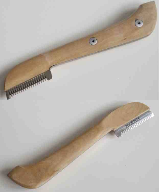 Show Tech-Trimmmesser Für Grobes Fell – 14 Zähne, Blaue Klinge – Für Hunde & Pferde