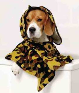Bademantel, Poncho f�r Hunde - Bild vergr��ern 