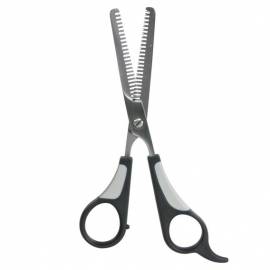 Effilierschere beidseitig gezahnt Kunststoffgriffe - Bild vergrern 