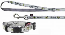 Welpen-Set -Buddy-, Halsband mit Leine, 3-er Set - Bild vergr��ern 