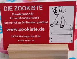 Kartenhalter aus Buchenholz - Bild vergrern 