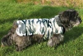 Hundemantel Nice wei-camouflage Gr. 80 cm - Bild vergrern 