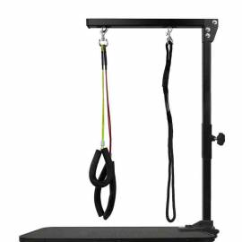 Praktischer Pflegearm, Arm/Galgen f�r den Trimmtisch mit Schlaufen f�r Hals und Bauch. - Bild vergr��ern 