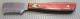 Trimmmesser multicolor Holzgriff handmade medium gezahnt