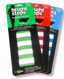 Bright Steps Reflektionsbnder fr die Beine - Bild vergrern 