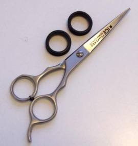 Haarschere 6- (15,3 cm) mit Fingerhaken - Bild vergrern 