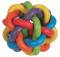 Knotenball Gummiball rainbow-farbig 
