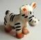 Safari-Tiere Zebra Latex