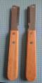 Trimmmesser mit Holzgriff handmade medium gezahnt